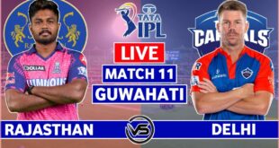 TATA IPL 2023, Match 11 RR Vs DC